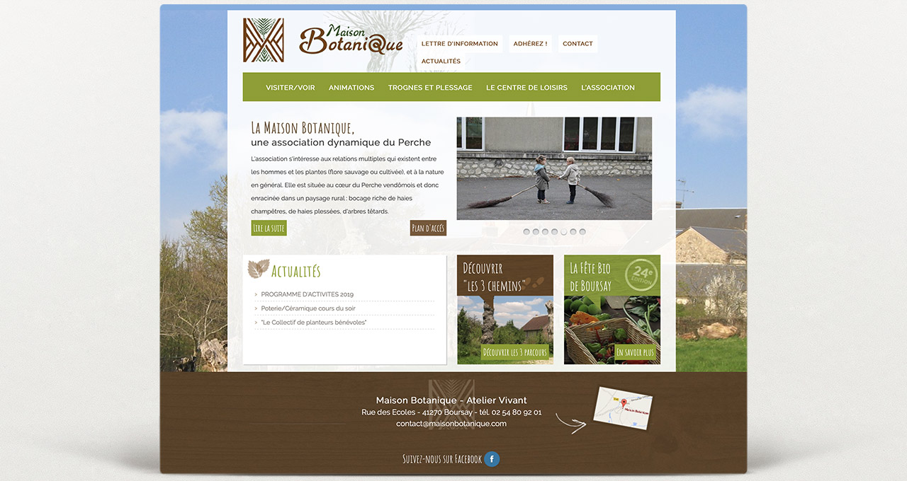 Lire la suite à propos de l’article Site de la Maison Botanique